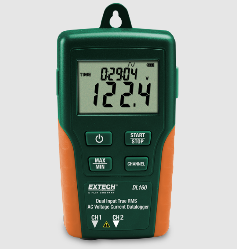 Dual Input True RMS AC Voltage/Current Datalogger