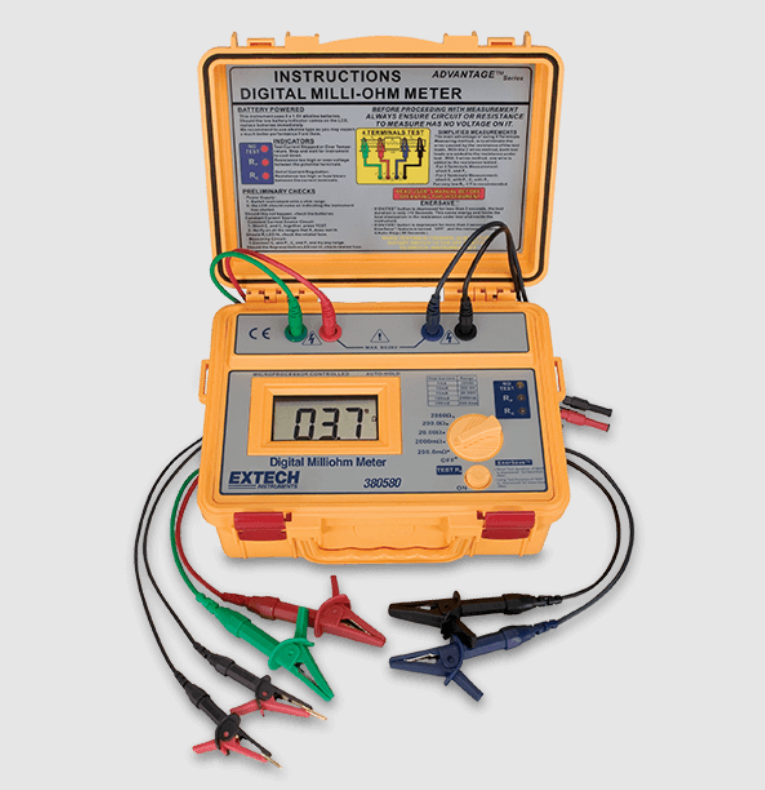 Battery Powered Milliohm Meter
