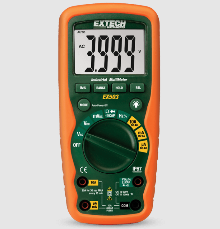 10 Function Heavy Duty Industrial MultiMeter