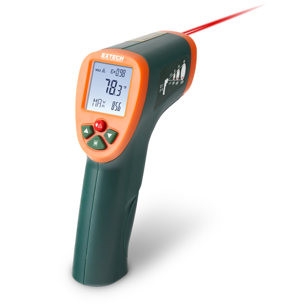 IR Thermometer with Color Alert