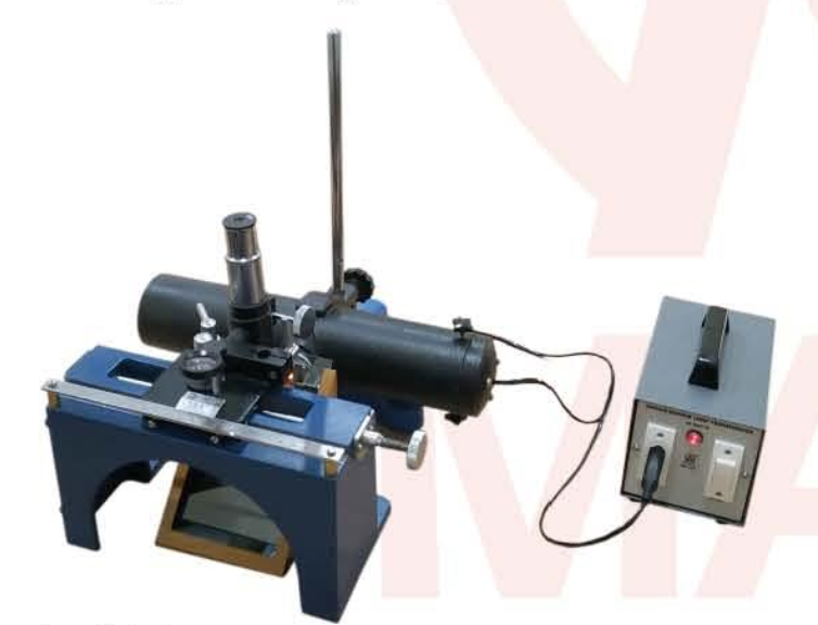 Determine the thickness of a thin paper by interference of light in a wedge shaped film.